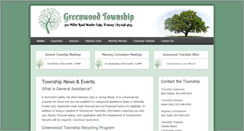 Desktop Screenshot of greenwoodtownship.net