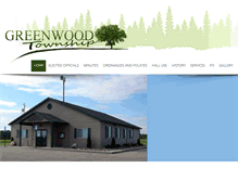 Tablet Screenshot of greenwoodtownship.org